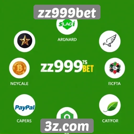 Métodos de pagamento disponíveis no zz999bet